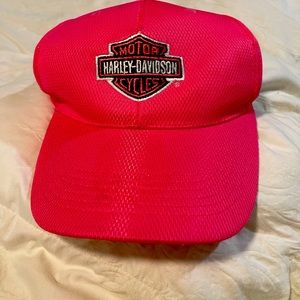 Womens pink , Harley Davidson mesh cap